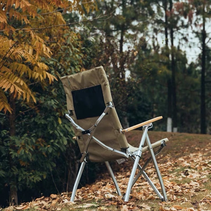 nuova sedia pieghevole pieghevole regolabile in alluminio 